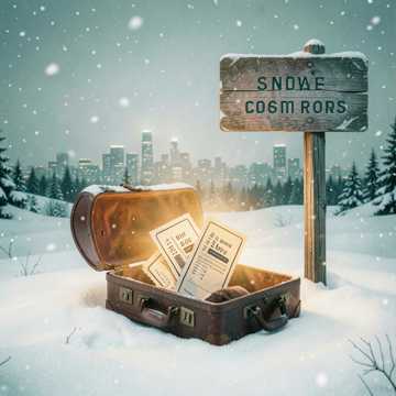 雪停的十字路口