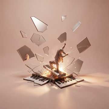 Female vocal,30s warm alto,breathy intimate,fragile.Heartbreak pop.Piano,string,