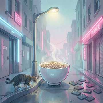 霓虹拌冷面