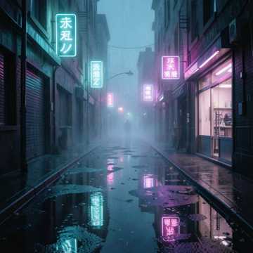 霓虹空巷