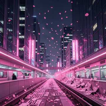 紙幣の桜吹雪-版本2
