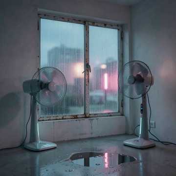 雨敲铁皮窗