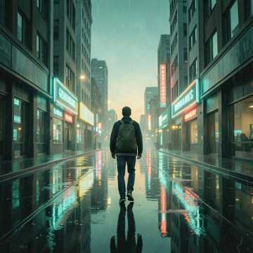 赶路的人