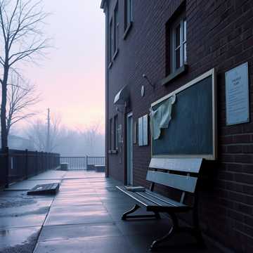 旧校舍的雨声
