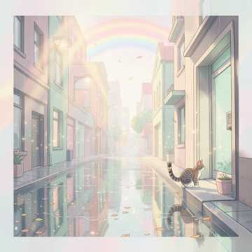 雨滴蹦蹦跳