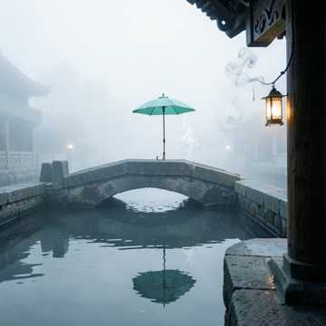 烟雨染青瓷