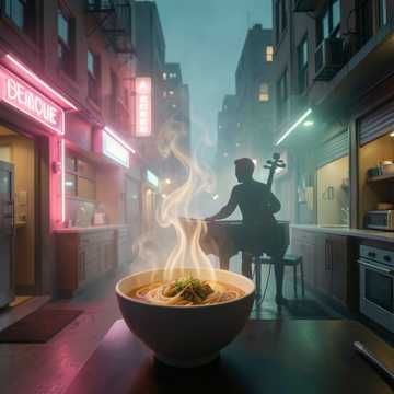 霓虹与面汤