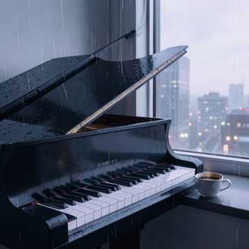 旧琴键上的雨