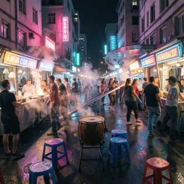 流动地摊舞