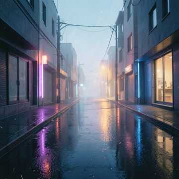 昏黄光圈