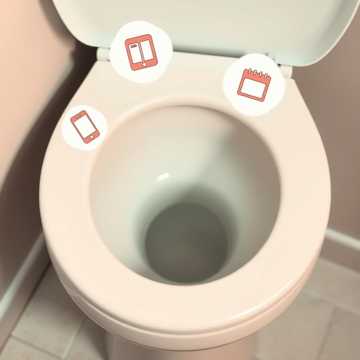 把烦恼冲进下水道