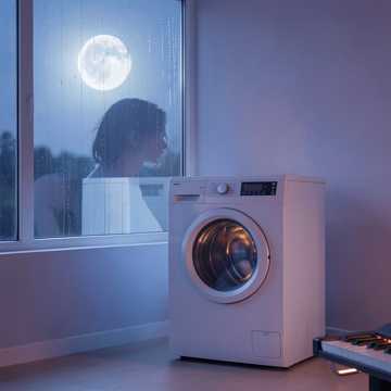 午夜洗衣声