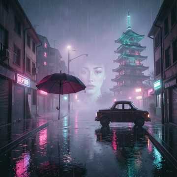雷峰塔雨夜