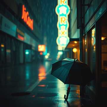 雨滴悬在半空