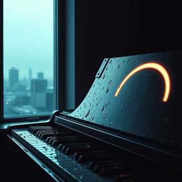钢琴上走散的雨