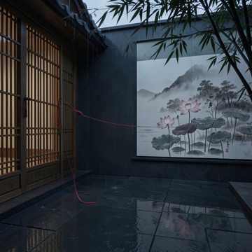 在画