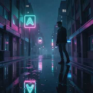 凋谢的霓虹灯