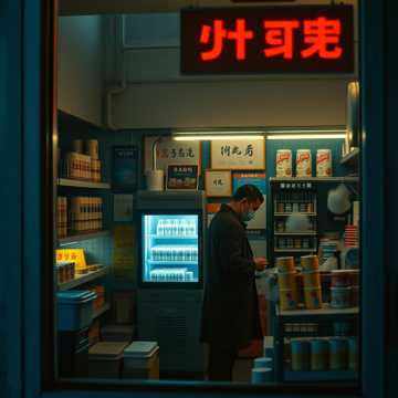 便利店的光