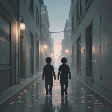 晚风与碎银