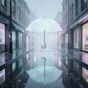 雨中的信