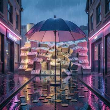 纸钞雨