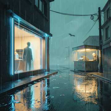 霓虹飘落