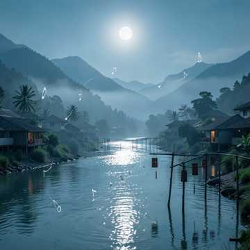 聆听夜晚的西江苗寨-版本2