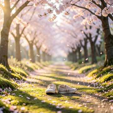 花开满路走
