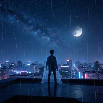 Rooftop at Midnight