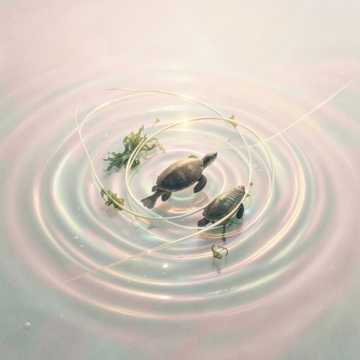 一圈圈水纹