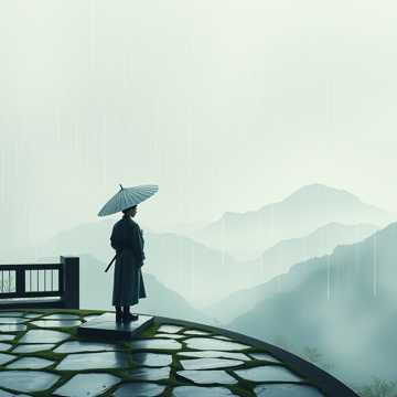 烟雨入画来