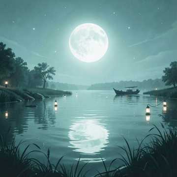 清花江的月亮