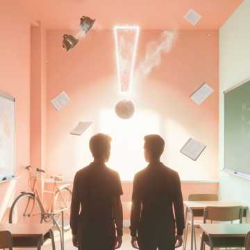 粉笔灰里的惊叹号