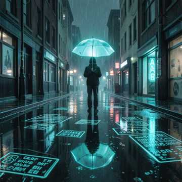 大雨淋湿的独白