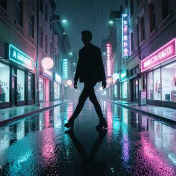 霓虹追光人