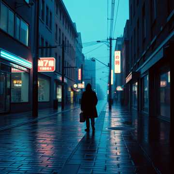 霓虹未眠人