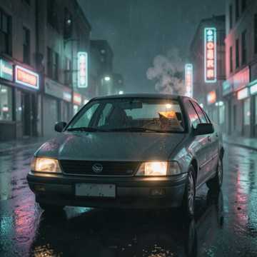 雨刷声里