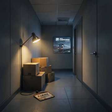 办公室的灯还亮着