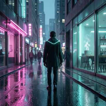 霓虹披肩
