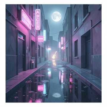 霓虹空巷