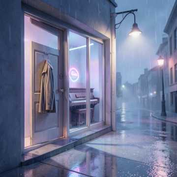 旧唱片落了灰