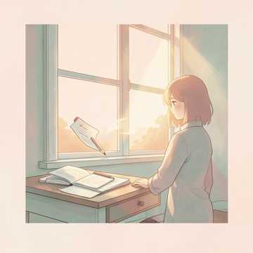课桌上的纸条