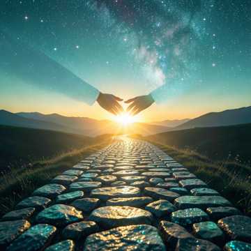 碎石路变星光