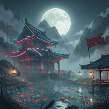 落霞捻作少年信