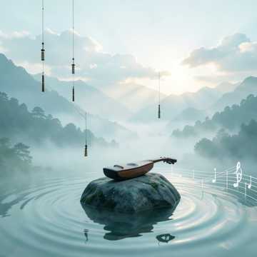 静潭映月