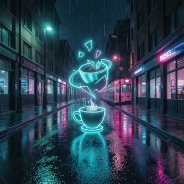 霓虹碎影