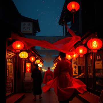 焰色红妆