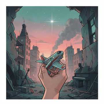 弹坑里的星空