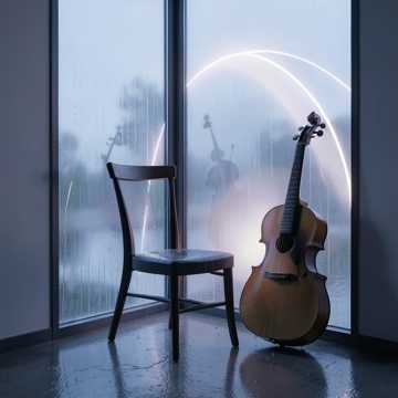 雨声牵着空椅子