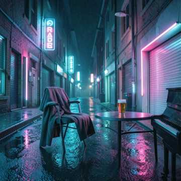 熄灯后的街